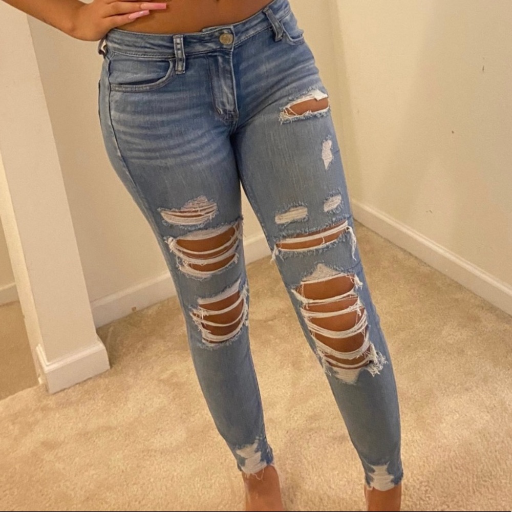Ripped American Eagle jeans